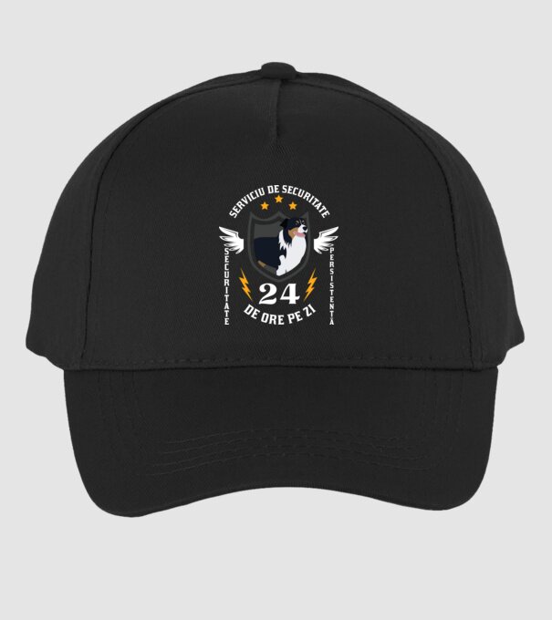 serviciu de securitate - securitate - persistență - 24 de ore pe zi model negru pe tricou
