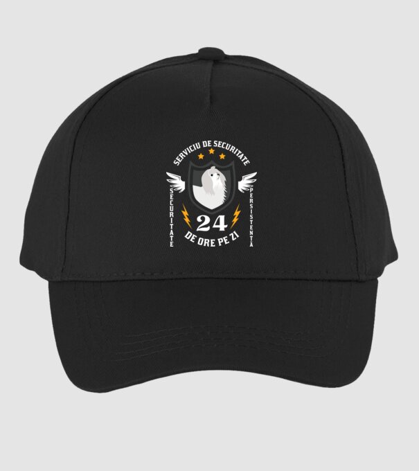 serviciu de securitate - securitate - persistență - 24 de ore pe zi model negru pe tricou