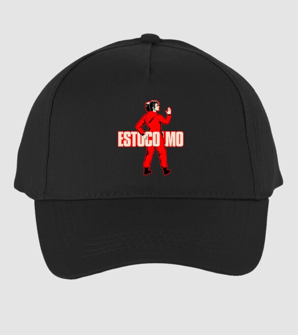 stockholm la casa de papel model negru pe tricou