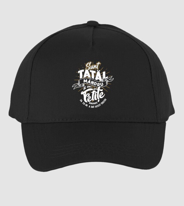 Sunt tatăl mândru al unei fetițe minunate - da, ea mi-a dat acest tricou model negru pe tricou