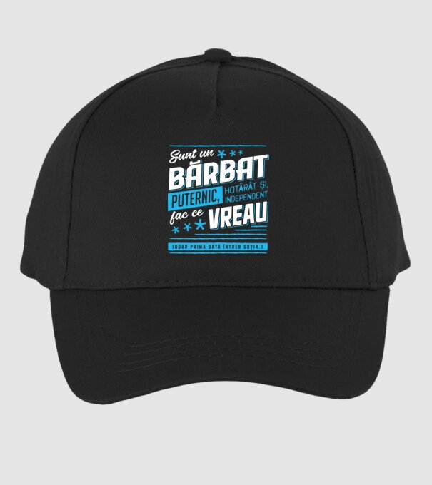 Sunt un bărbat puternic model negru pe tricou