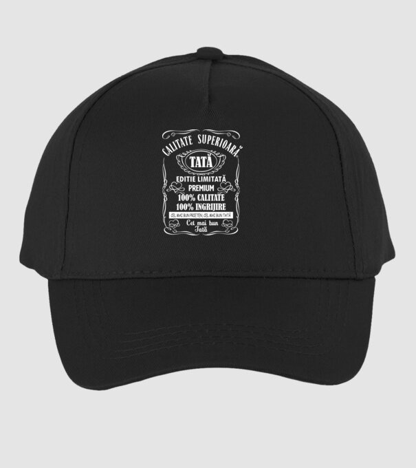 Tată Premium - ediție limitată model negru pe tricou