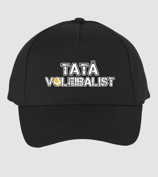 tată voleibalist model negru pe tricou