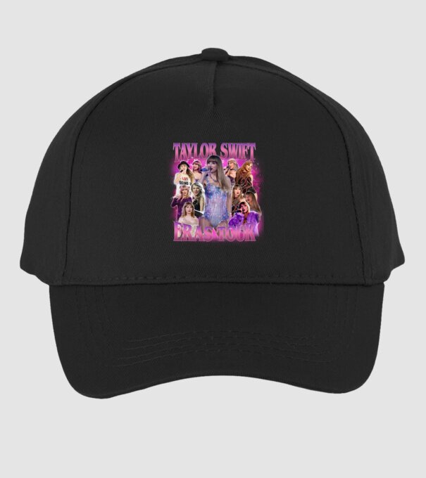 Taylor Swift ERAS bootleg 01 model negru pe tricou
