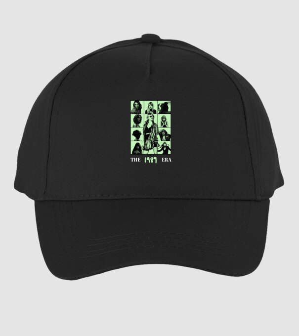 Taylor Swift ERAS green model negru pe tricou
