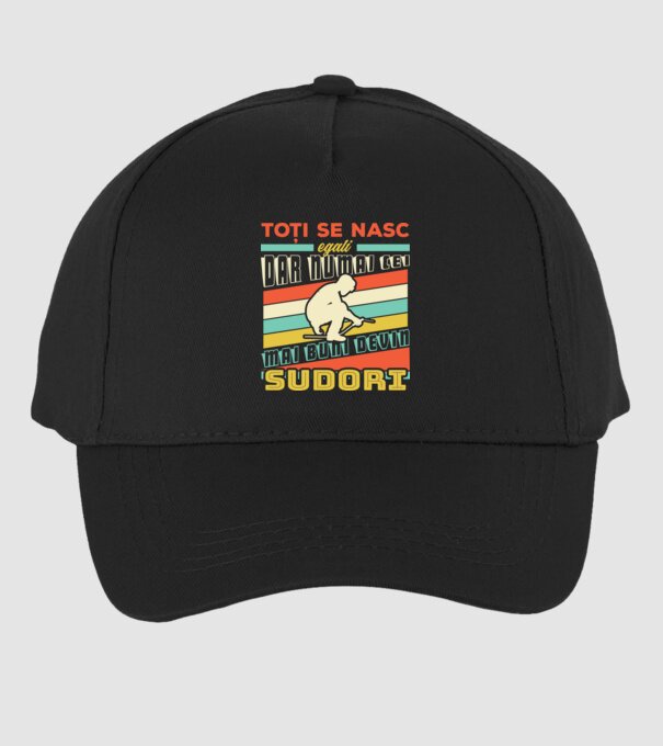 Toți se nasc egali, dar numai cei mai buni devin sudori model negru pe tricou