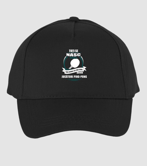 toți se nasc egali, dar numai cei mai buni devin jucători ping-pong model negru pe tricou