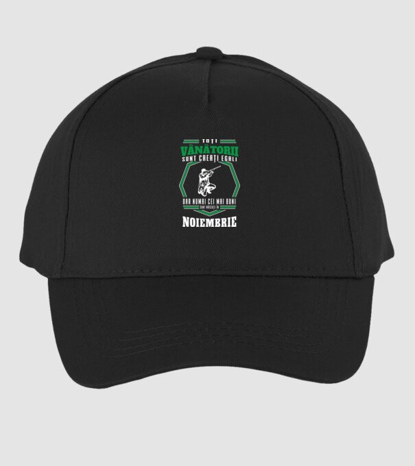 Toți vânătorii sunt creați egali, dar numai cei mai buni sunt născuți în noiembrie model negru pe tricou