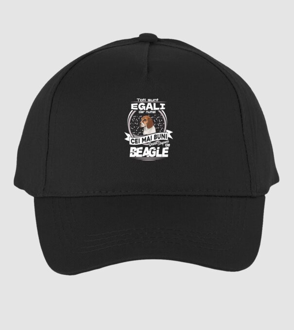 Toți sunt egali, dar numai cei mai buni devin stăpâni de Beagle lght model negru pe tricou