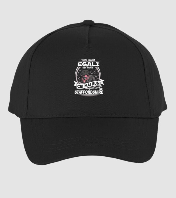 Toți sunt egali, dar numai cei mai buni devin stăpâni de staffordshire lght model negru pe tricou
