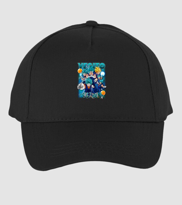 vegito dragonball model negru pe tricou