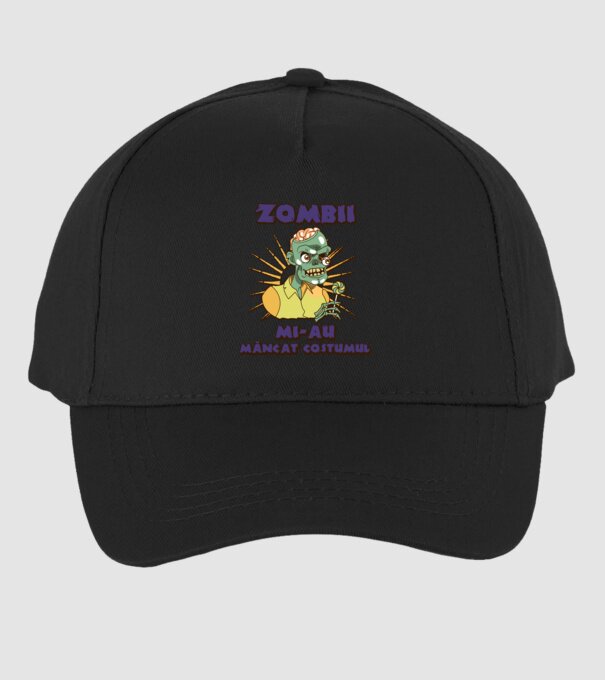 Zombii mi-au mâncat costumul model negru pe tricou