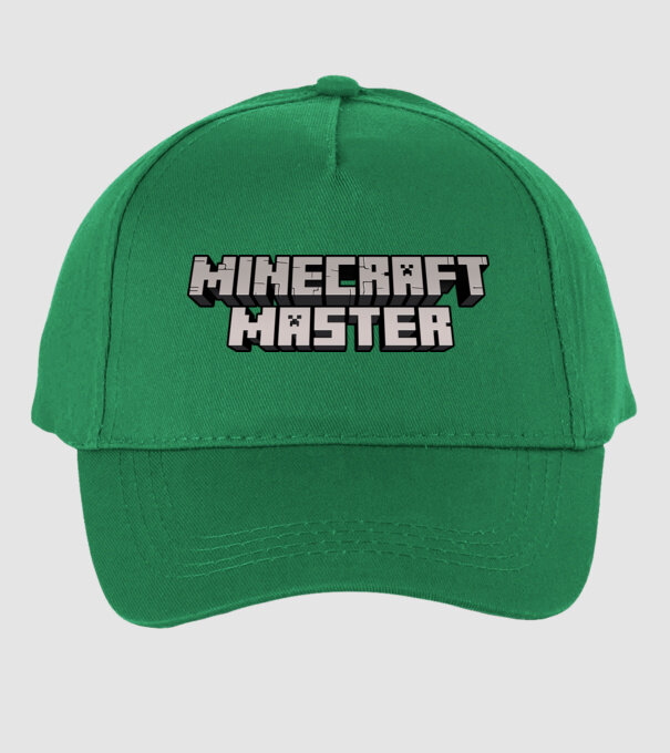 Minecraft Master model verde pe tricou