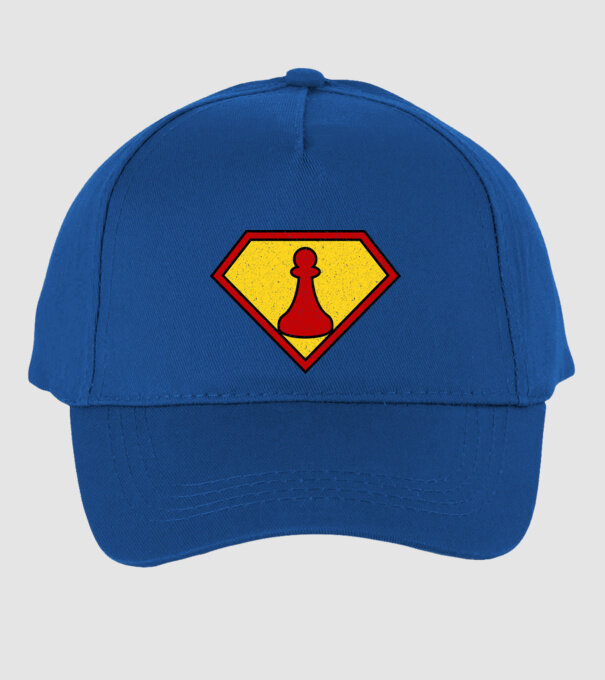 SuperChess pion de șah model albastru regal pe tricou