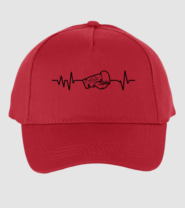 Box EKG model roșu pe tricou
