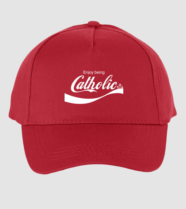 ChatoliCoke model roșu pe tricou