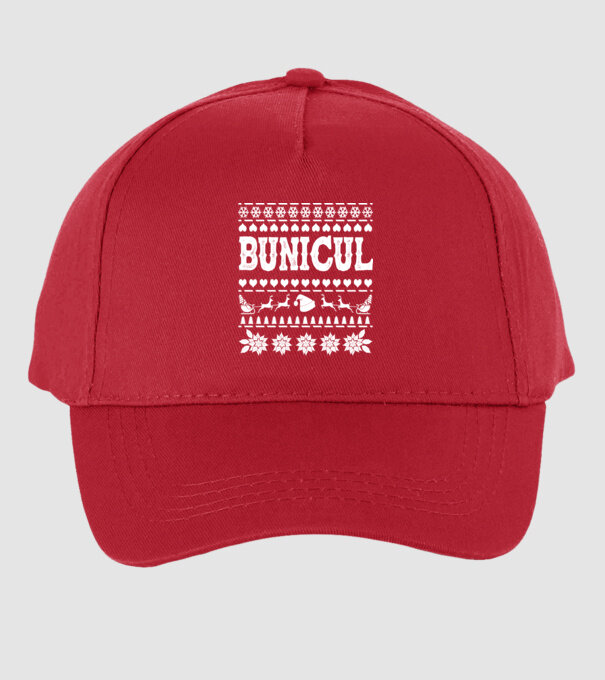 Bunicul model roșu pe tricou