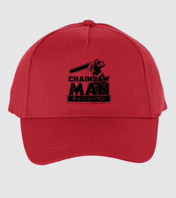 CSM - Chainsaw Man model roșu pe tricou