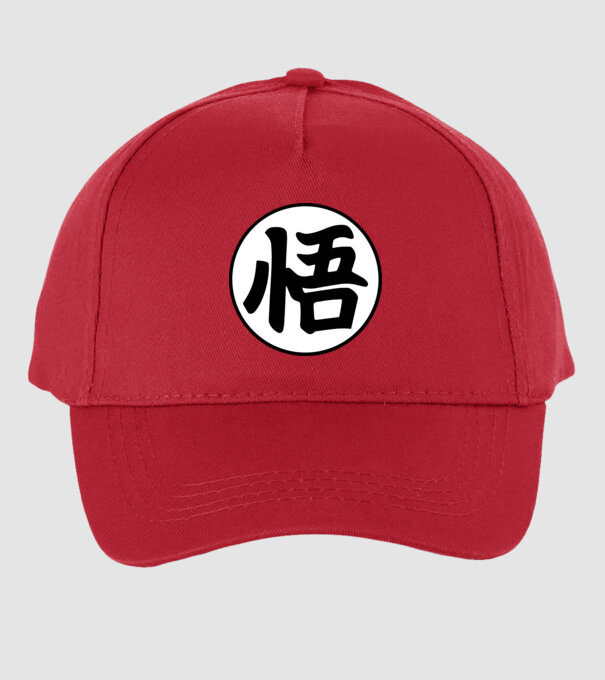 Dragonball logo model roșu pe tricou