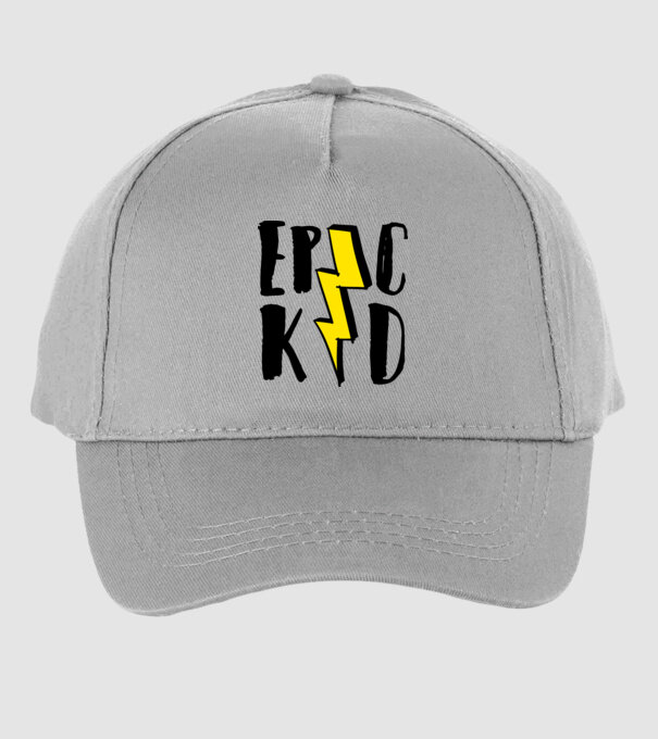 EpicKid model gri pe tricou
