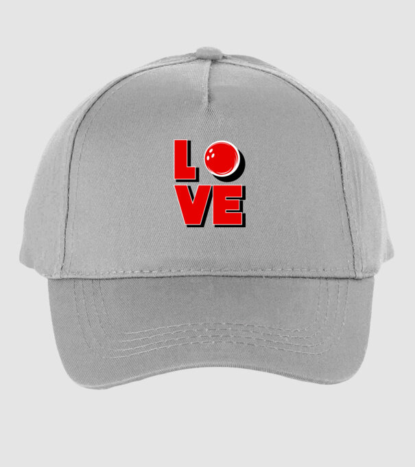 Love bowling model gri pe tricou