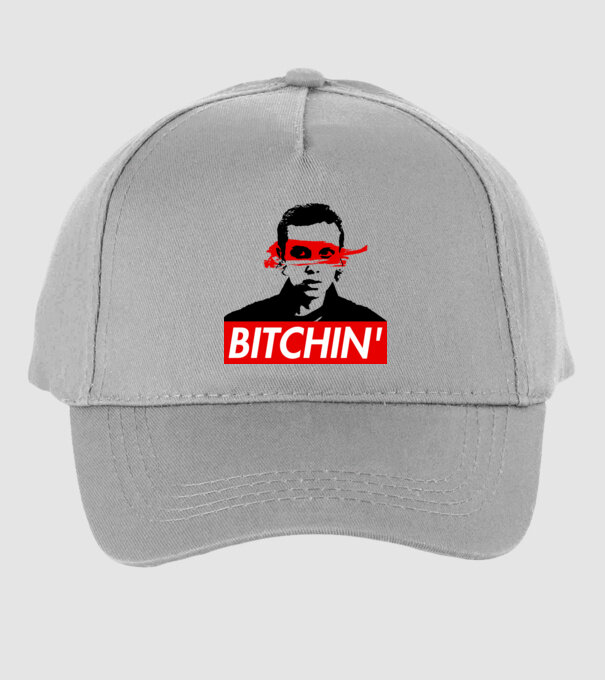 bitchin eleven model gri pe tricou