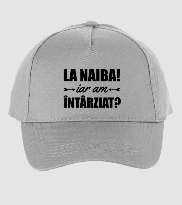 La naiba! Iar am întârziat? model gri pe tricou