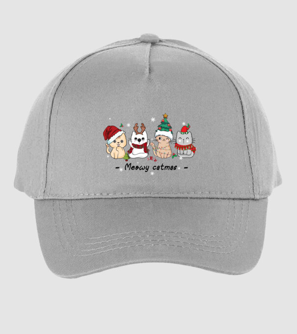 Meowy catmas 2 model gri pe tricou
