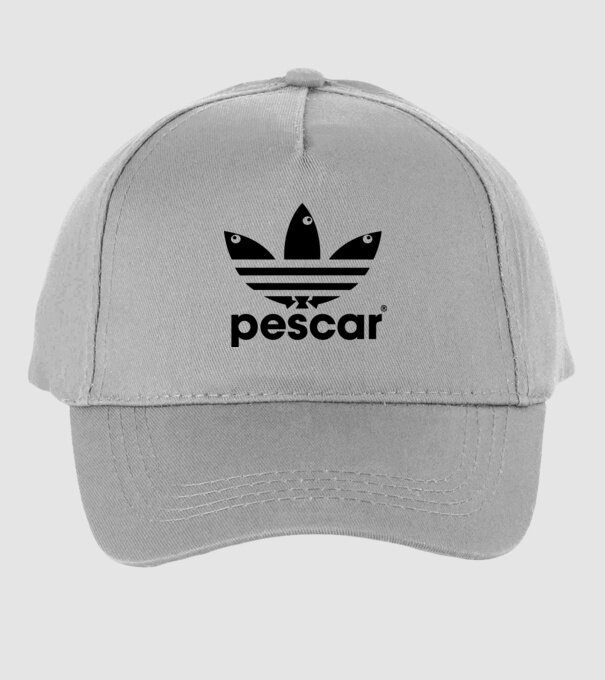 Pescar original model gri pe tricou