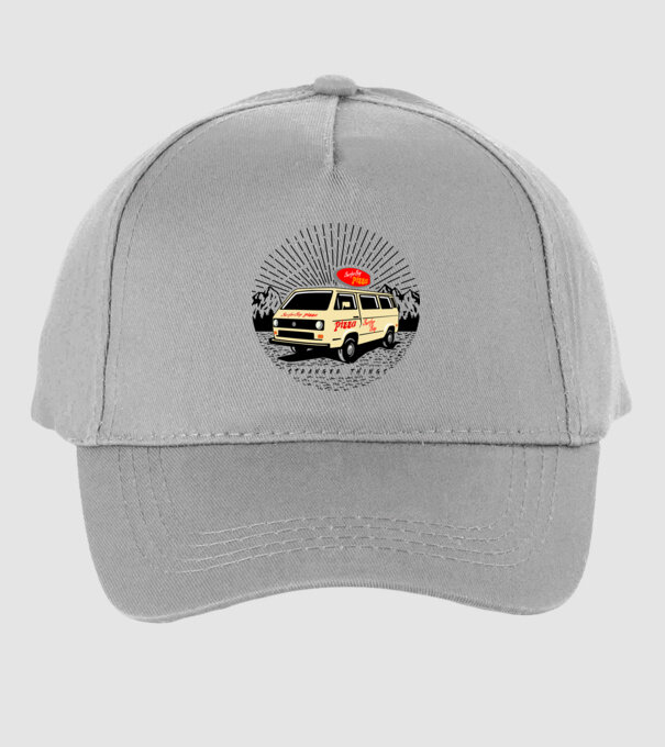 surfer boy pizza bus stranger things model gri pe tricou