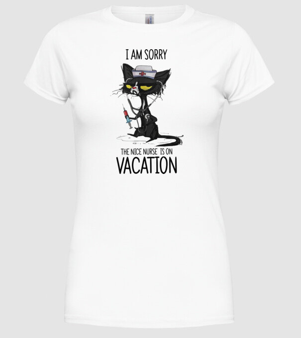 Sora mai drăguță e în vacanță model alb pe tricou