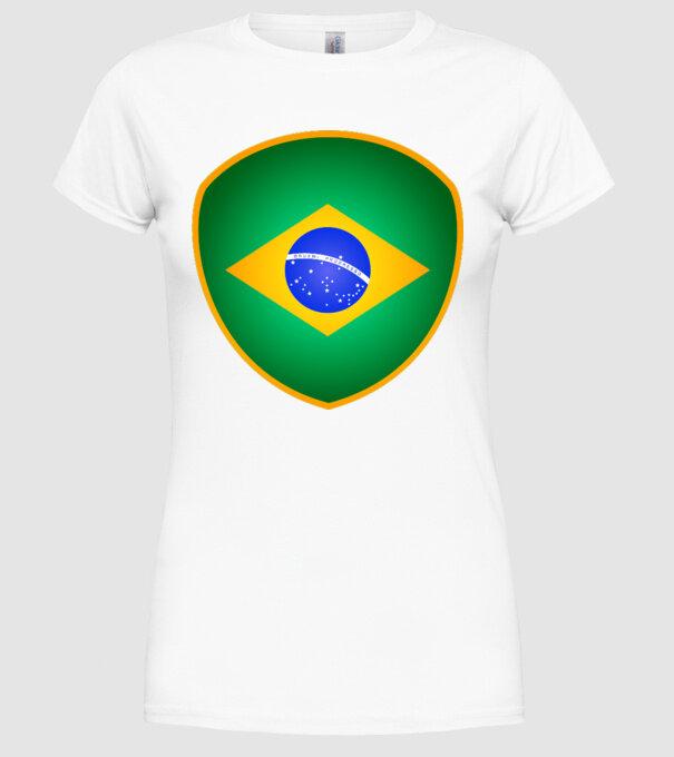 BRA-jabulani-flag model alb pe tricou