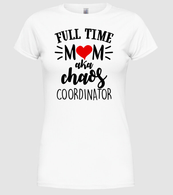 Chaos Coordinator model alb pe tricou