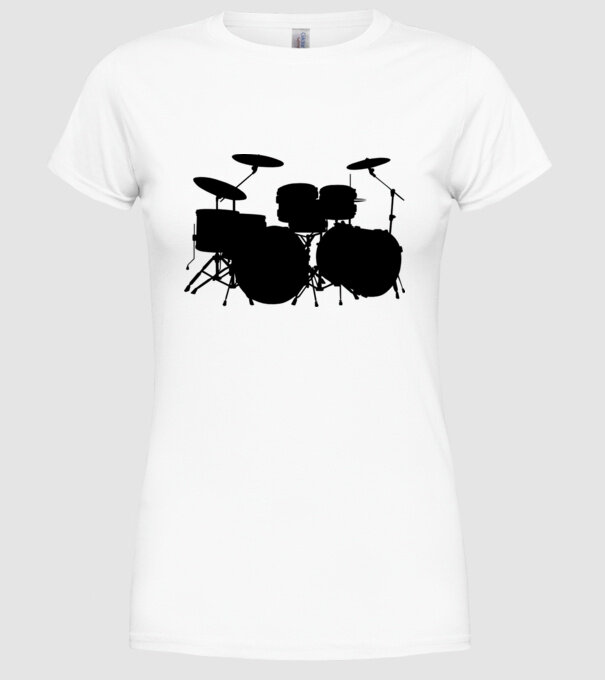 drum model alb pe tricou