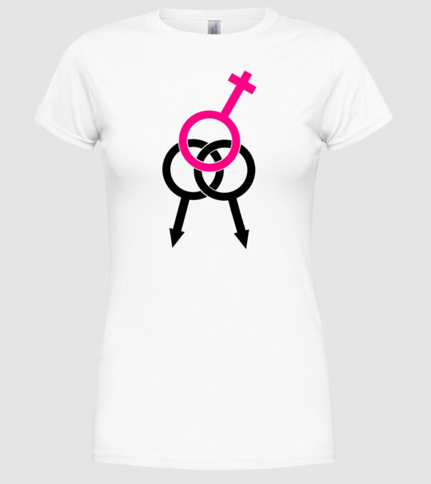 plăcere dublă model alb pe tricou
