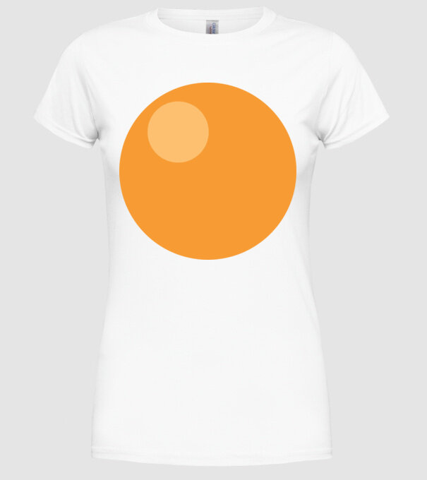 Ouă carnaval model alb pe tricou