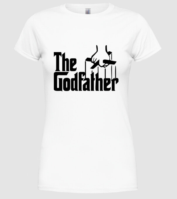 Godfather model alb pe tricou