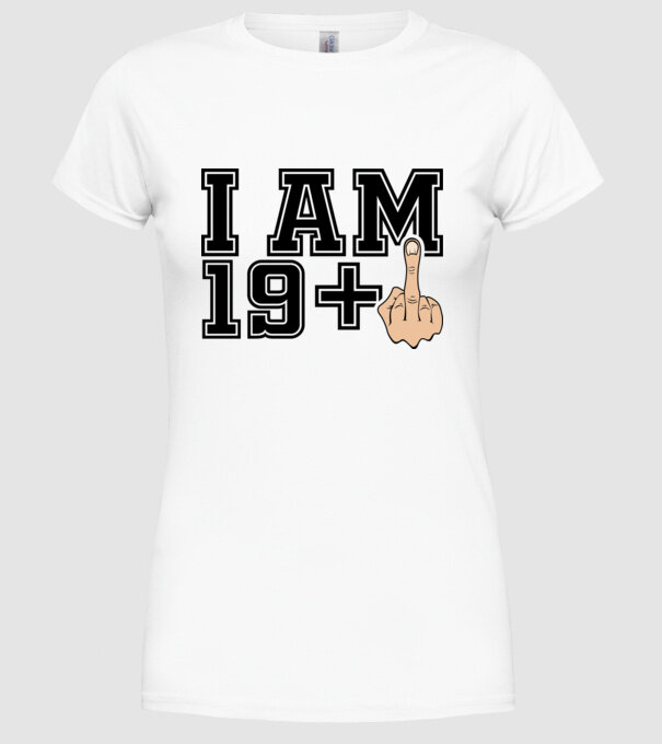 Funny Birthday I am 20 model alb pe tricou