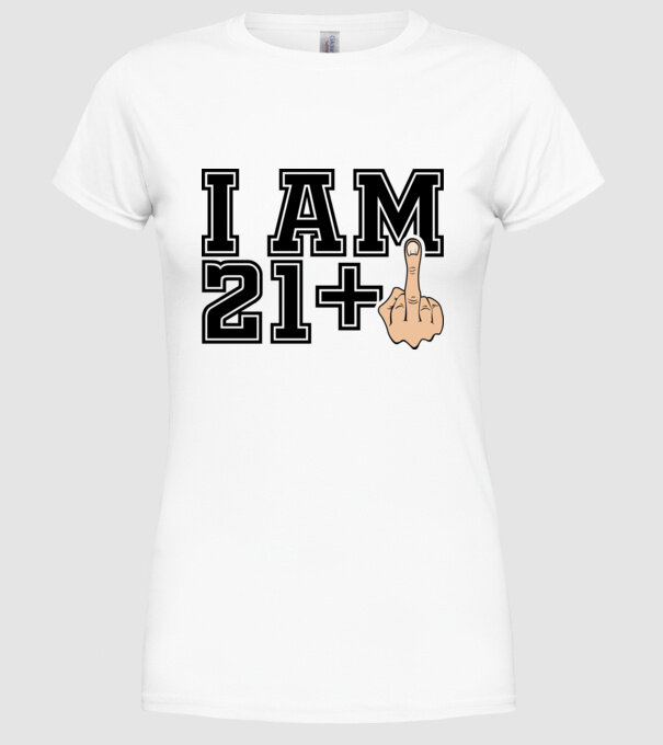 Funny Birthday I am 22 model alb pe tricou