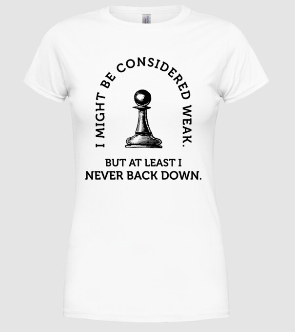 I might be considered weak lght model alb pe tricou