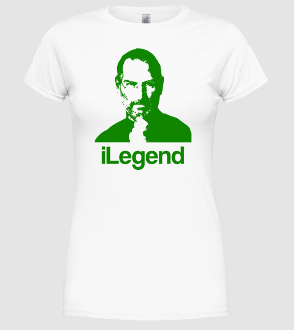 iLegend Steve Jobs model alb pe tricou