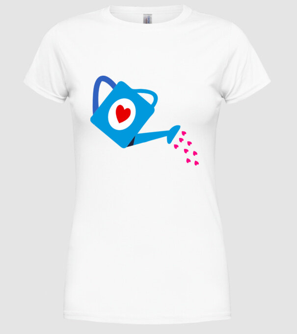Cană de stropit model alb pe tricou