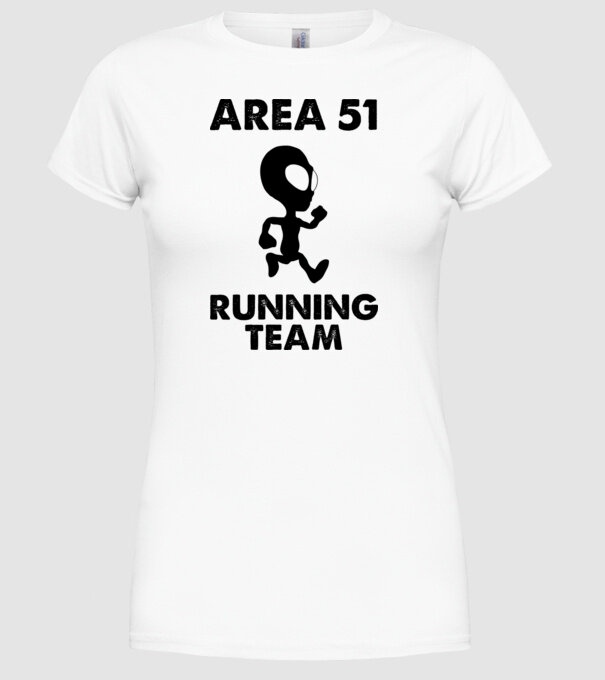 Storm area 51 running team black model alb pe tricou