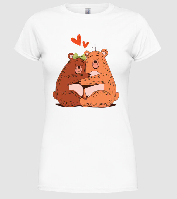 URȘI ÎNDRĂGOSTIȚI 3 model alb pe tricou