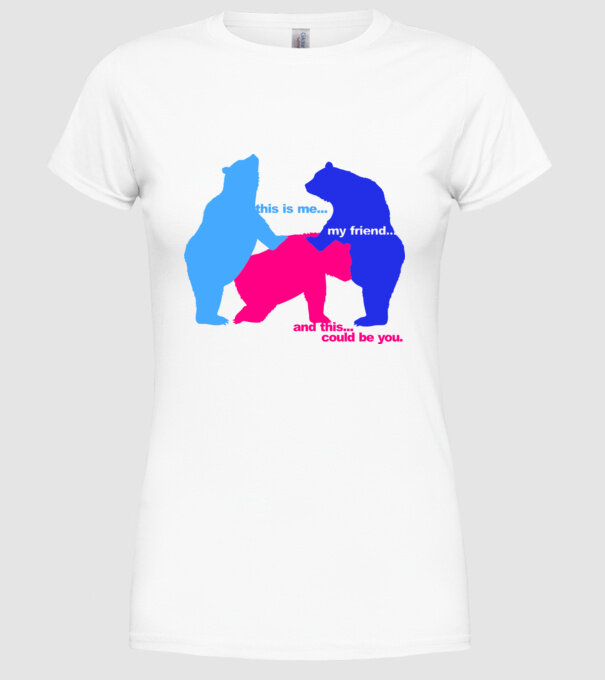 This is me... model alb pe tricou