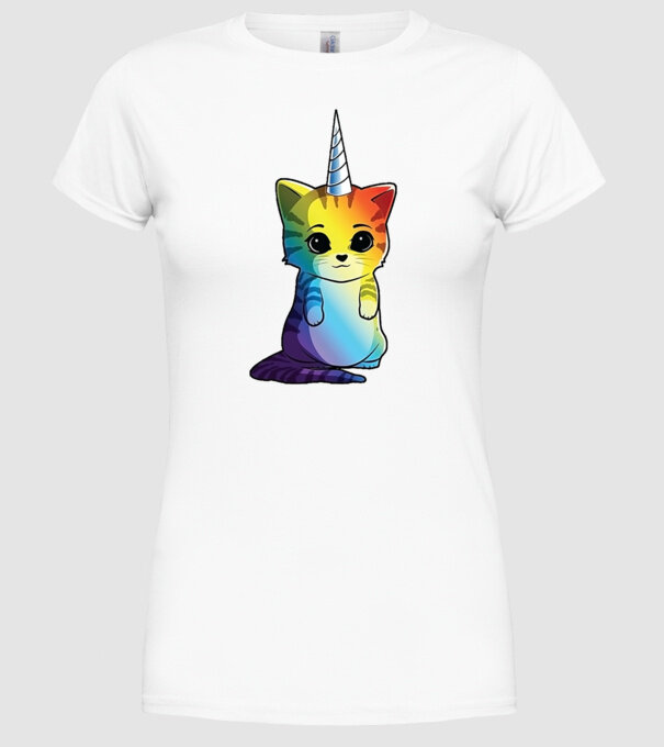 Unicat model alb pe tricou