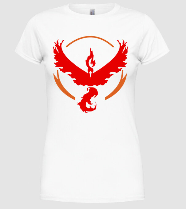 Valor team logo model alb pe tricou