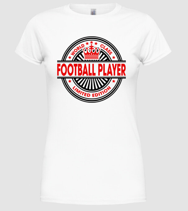 World class FOTBALIST model alb pe tricou