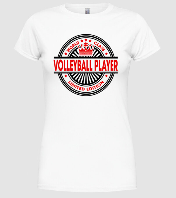 World class VOLEIBALIST model alb pe tricou