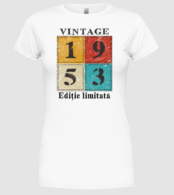1953 - Ediție limitată model alb pe tricou